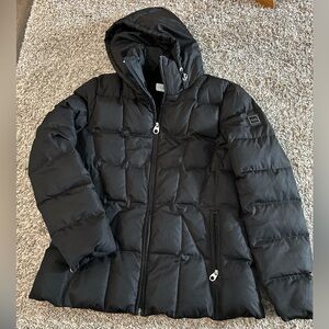 Calvin Klein Black Puffer Coat